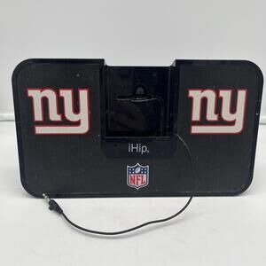 Portable iHip Stereo Speakers Phone PC Battery AC NFL New York Giants Football